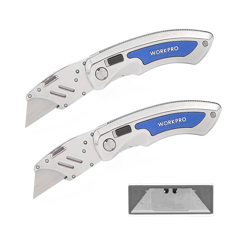 2 Folding Stainless Steel Utility Knives Lavish Land   9245 9027d2a5b5908fd2a3c0ca99df0a3b09 